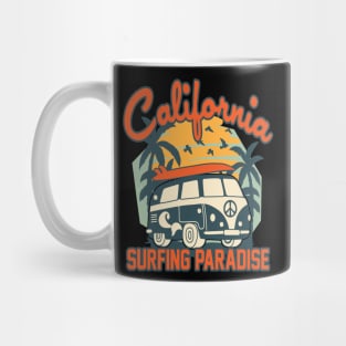 California Surfing Paradise Mug